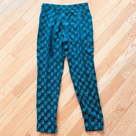 CHLOE Silk Embroidered Jacquard Pants - Picture 6 of 13
